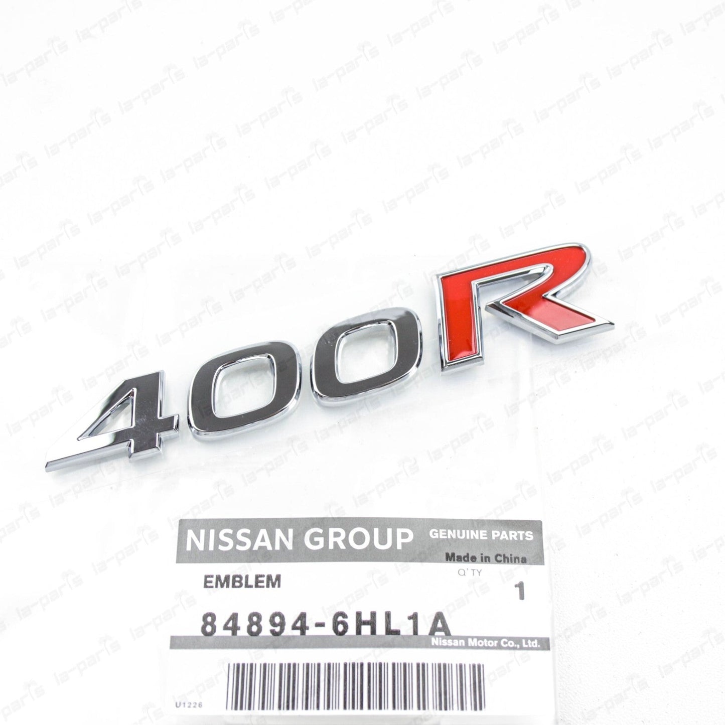 New Genuine Nissan JDM 400R Infiniti Q50 Q60 Trunk Badge Redsport Emblem