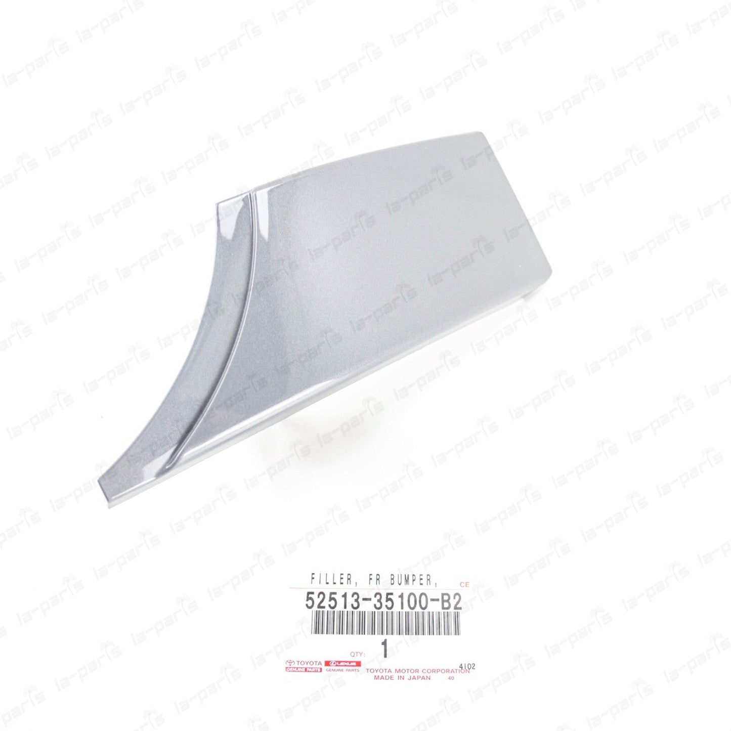 New Genuine OEM Toyota 12-14 FJ Cruiser Cement Grey Front Driver Bumper Filler