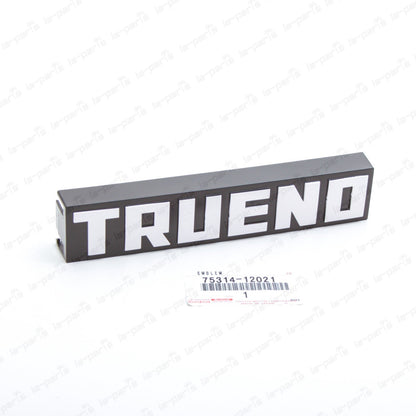 Genuine Toyota Corolla Sprinter TRUENO AE86 Front Bumper Logo Emblem 75314-12021