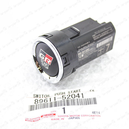 New Genuine Toyota Gazoo Racing GR Sports 86 ZN6 Vitz NCP131 Push Start Switch