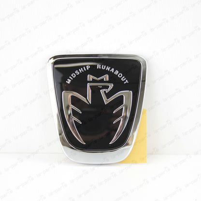GENUINE TOYOTA 99-07 MR2 SPYDER MIDSHIP RUNABOUT FRONT BLACK EMBLEM 75314-17020