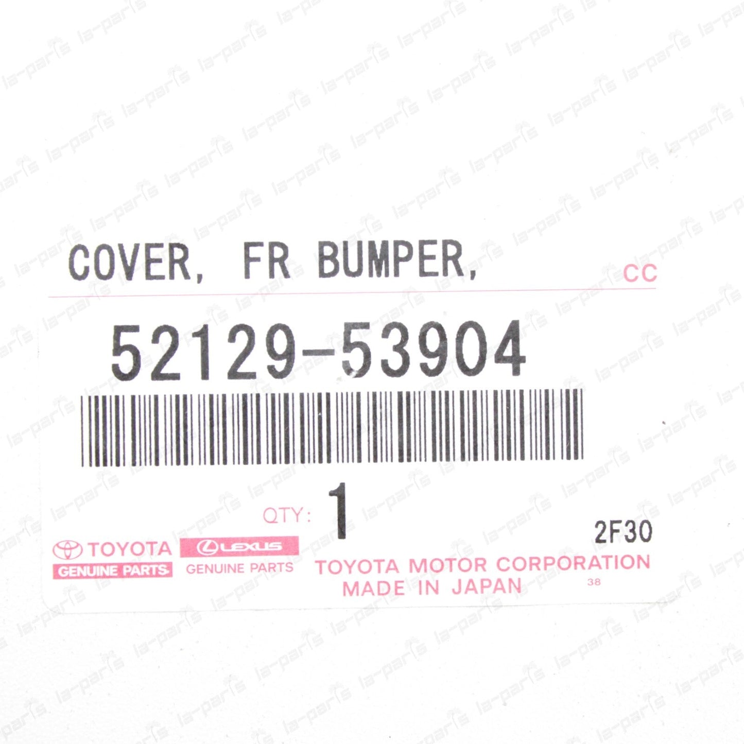 New Genuine Lexus 09-10 IS250 IS350 Front Bumper Tow Hook Hole Cover 52129-53904