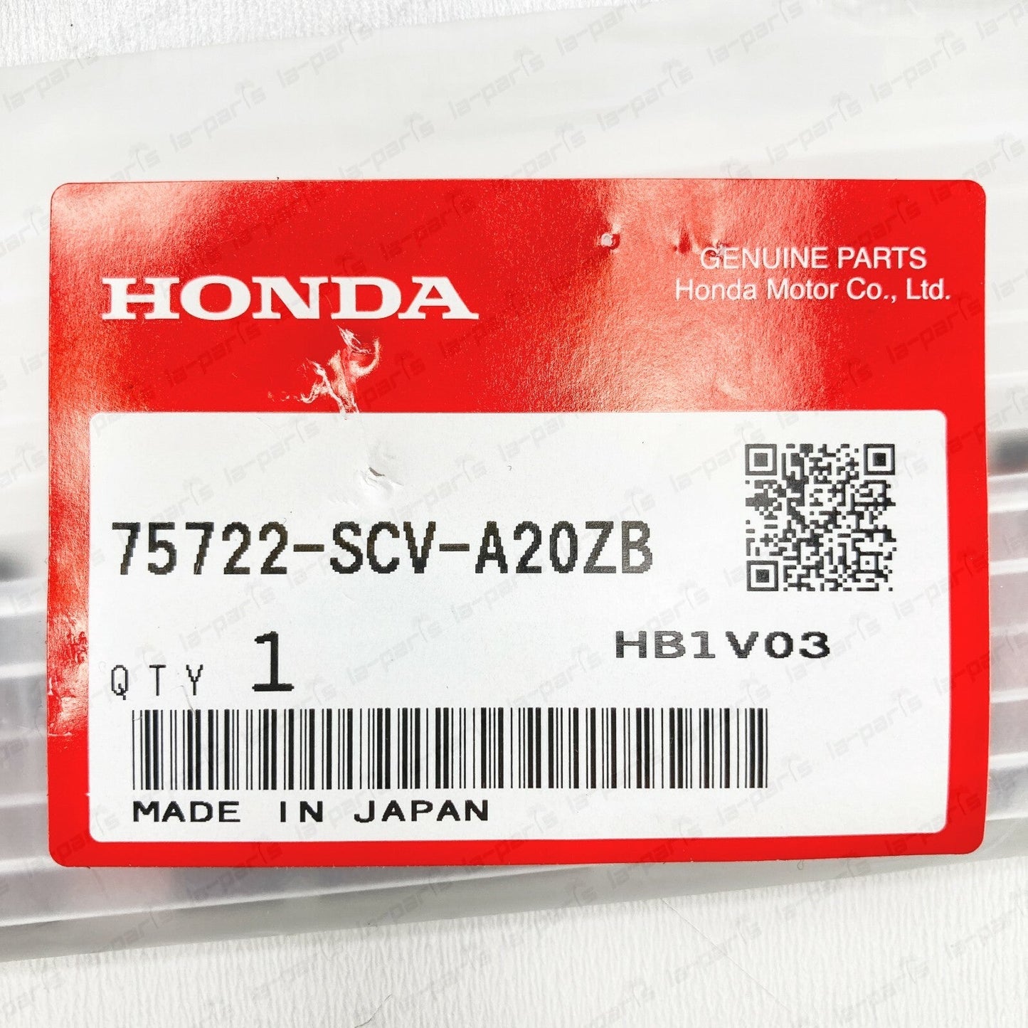 GENUINE HONDA 07-08 ELEMENT NAMEPLATE "ELEMENT" BADGE BLACK  75722-SCV-A20ZB