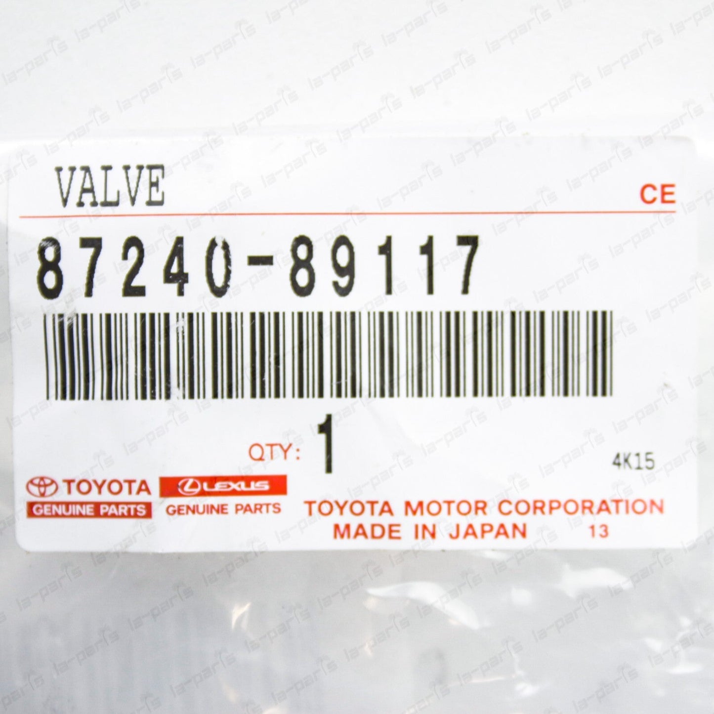 New Genuine Toyota 84-89 4Runner Pickup HVAC Heater Control Valve 87240-89117