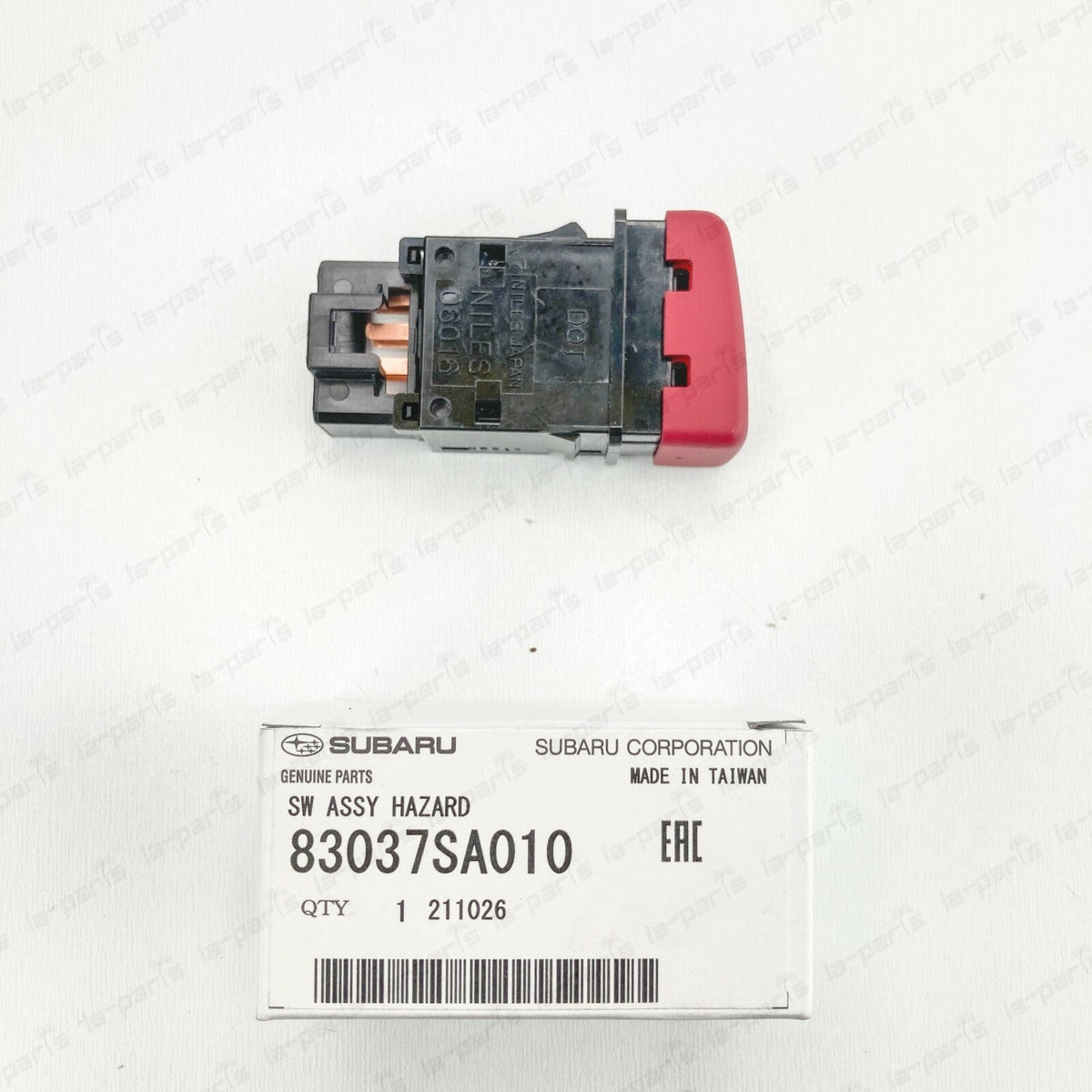 GENUINE SUBARU JDM 2003-2007 FORESTER STI SG5 SG9 SG9L RED HAZARD SWITCH BUTTON