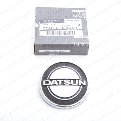 New Genuine Nissan 70-73 240Z S30 DATSUN Hood Bonnet Emblem Badge 65810-E4601