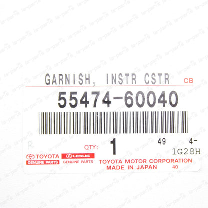 New Genuine Toyota Lexus GX470 Instrument Air Vent Finish Panel Garnish Set