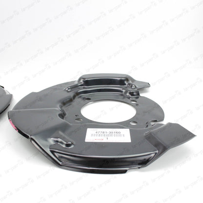 NEW GENUINE TOYOTA FJ CRUISER 4RUNNER FRONT DISC BRAKE DUST COVER SET LH + RH