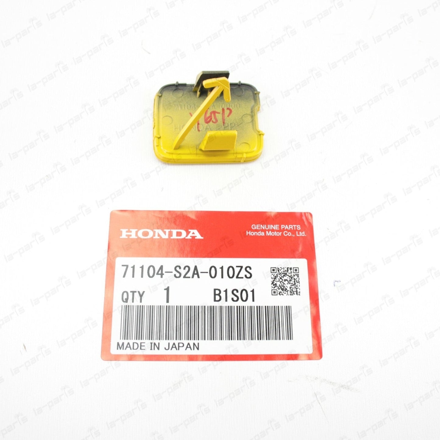 GENUINE HONDA 04-09 S2000 AP2 YELLOW Y65P FRONT BUMPER TOW HOOK CAP TOWING COVER