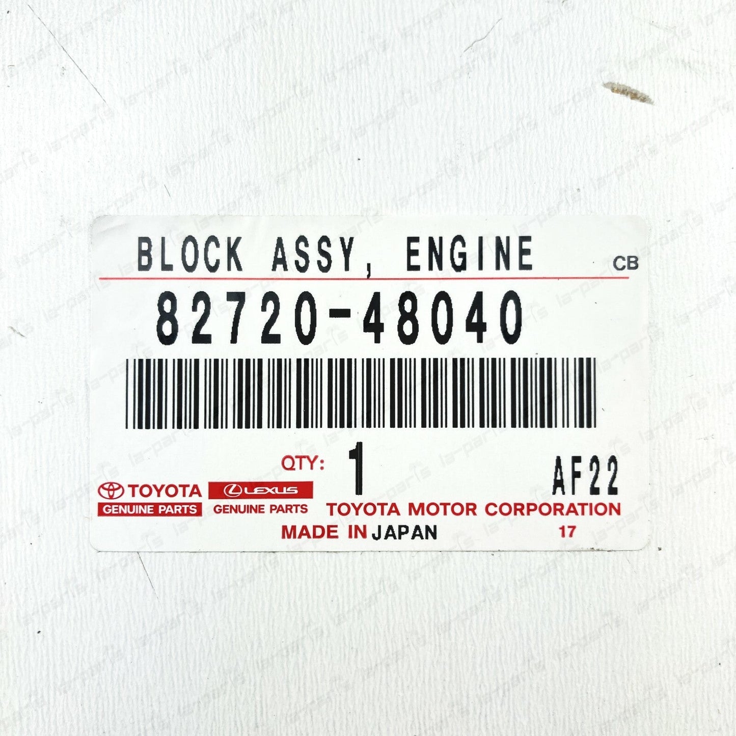 GENUINE TOYOTA 2008-2011 HIGHLANDER BLOCK ASSY ENGINE ROOM JUNCTION 82720-48040