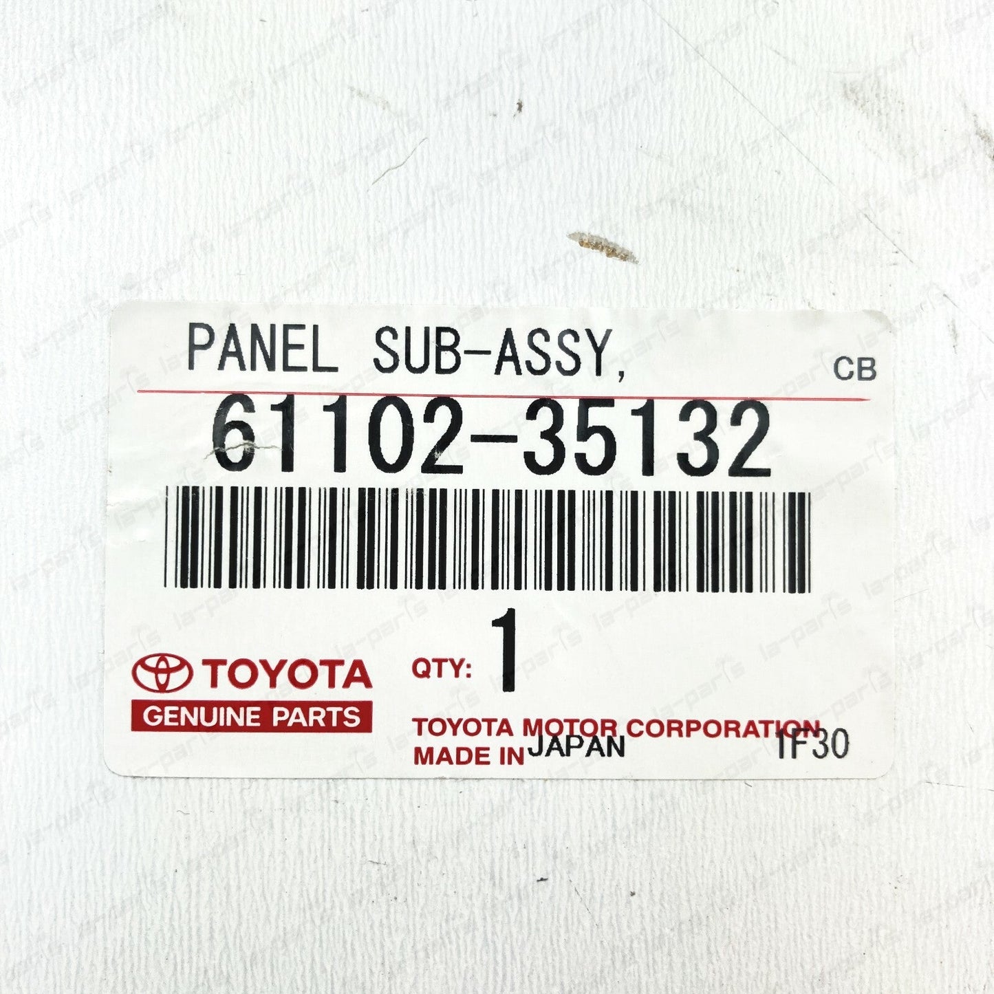 GENUINE TOYOTA 07-10 FJ CRUISER LEFT DRIVER SIDE UPPER FENDER PANEL