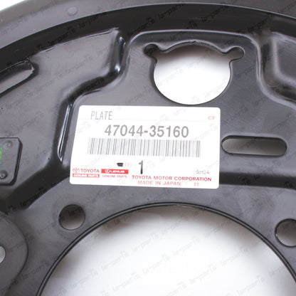 New Genuine OEM Toyota 95-03 Tacoma RR Driver Brake Backing Plate 47044-35160