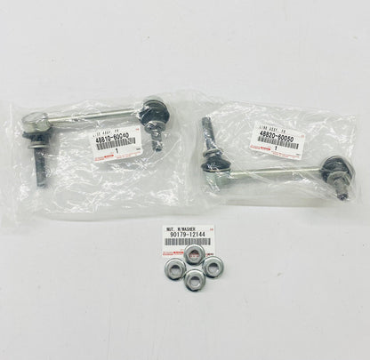 New Genuine OEM Toyota 4Runner FJ Cruiser Lexus GX470 Front Stabilizer Links SET