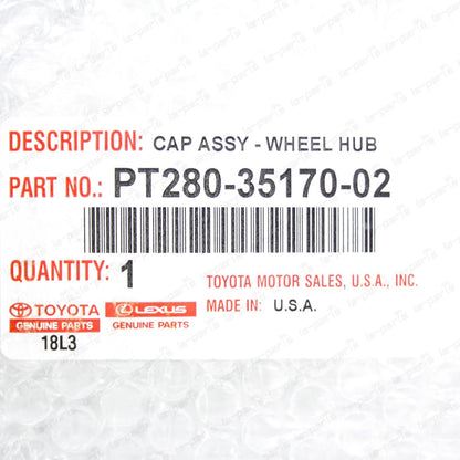 New Genuine OEM Toyota 16-21 Tacoma TRD PRO Wheel Center Cap PT280-35170-02