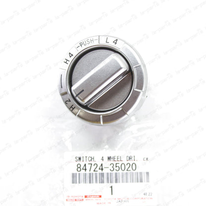 New Genuine OEM Toyota 03-04 4Runner 4WD Wheel Drive Control Switch 84724-35020