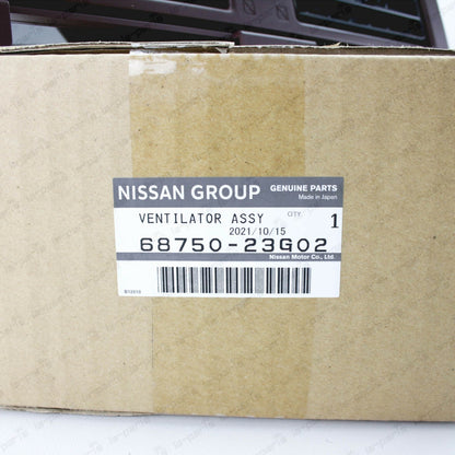 New Genuine OEM Nissan 87-92 Pathfinder Red Center A/C Vent Grille 68750-23G02