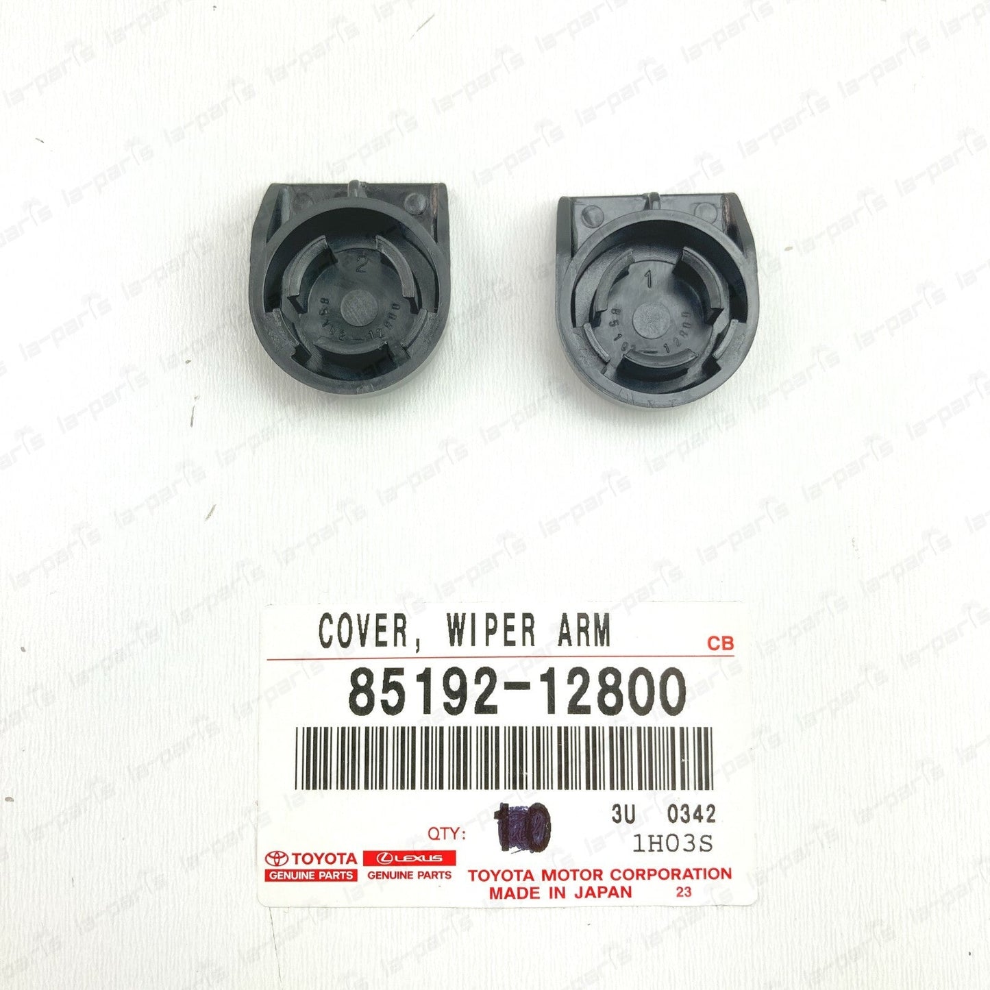GENUINE TOYOTA 4RUNNER COROLLA TUNDRA FRONT WIPER ARM NUT COVER 85192-12800 2PCS