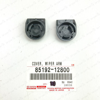GENUINE TOYOTA 4RUNNER COROLLA TUNDRA FRONT WIPER ARM NUT COVER 85192-12800 2PCS