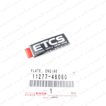 New Genuine Toyota 93-98 Supra JZA80 MK4 ETCS Emblem Decal Sticker 11277-46080