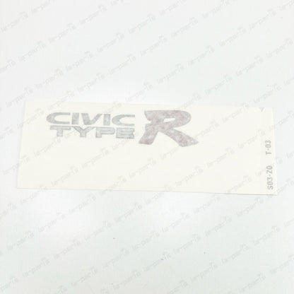 GENUINE FOR HONDA CIVIC EK9 TYPE-R BACK DOOR DECAL STICKER 75717-S03-Z00ZA