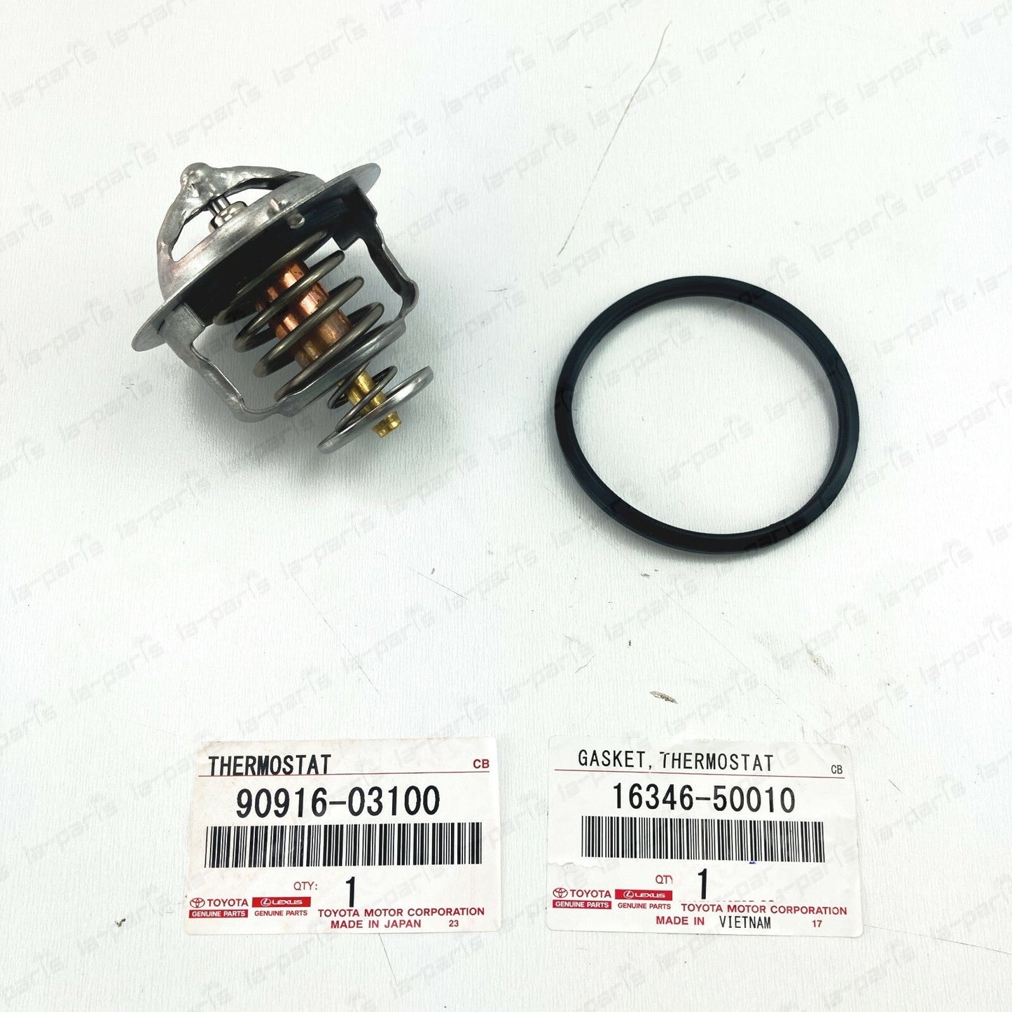 GENUINE TOYOTA TUNDRA 4RUNNER V8 LEXUS GS430 SC430 COOLANT THERMOSTAT W/GASKET