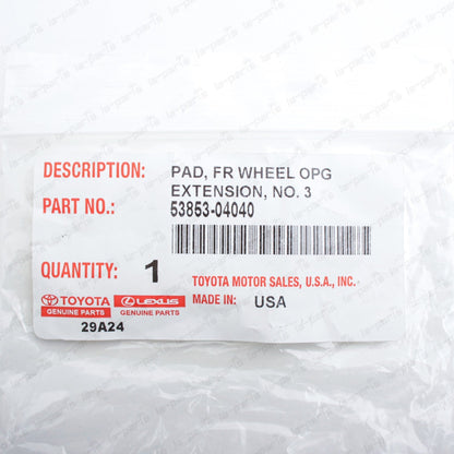 New Genuine OEM Toyota 05-15 Tacoma Front Wheel Opening Extension Pad 5385304040