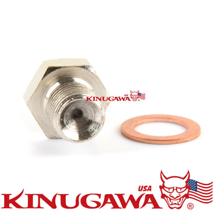 Turbo Oil Feed Adapter kit M12x1.5mm to -4AN for SAAB 9000 9-3 9-5 TD04HL 1.5mm