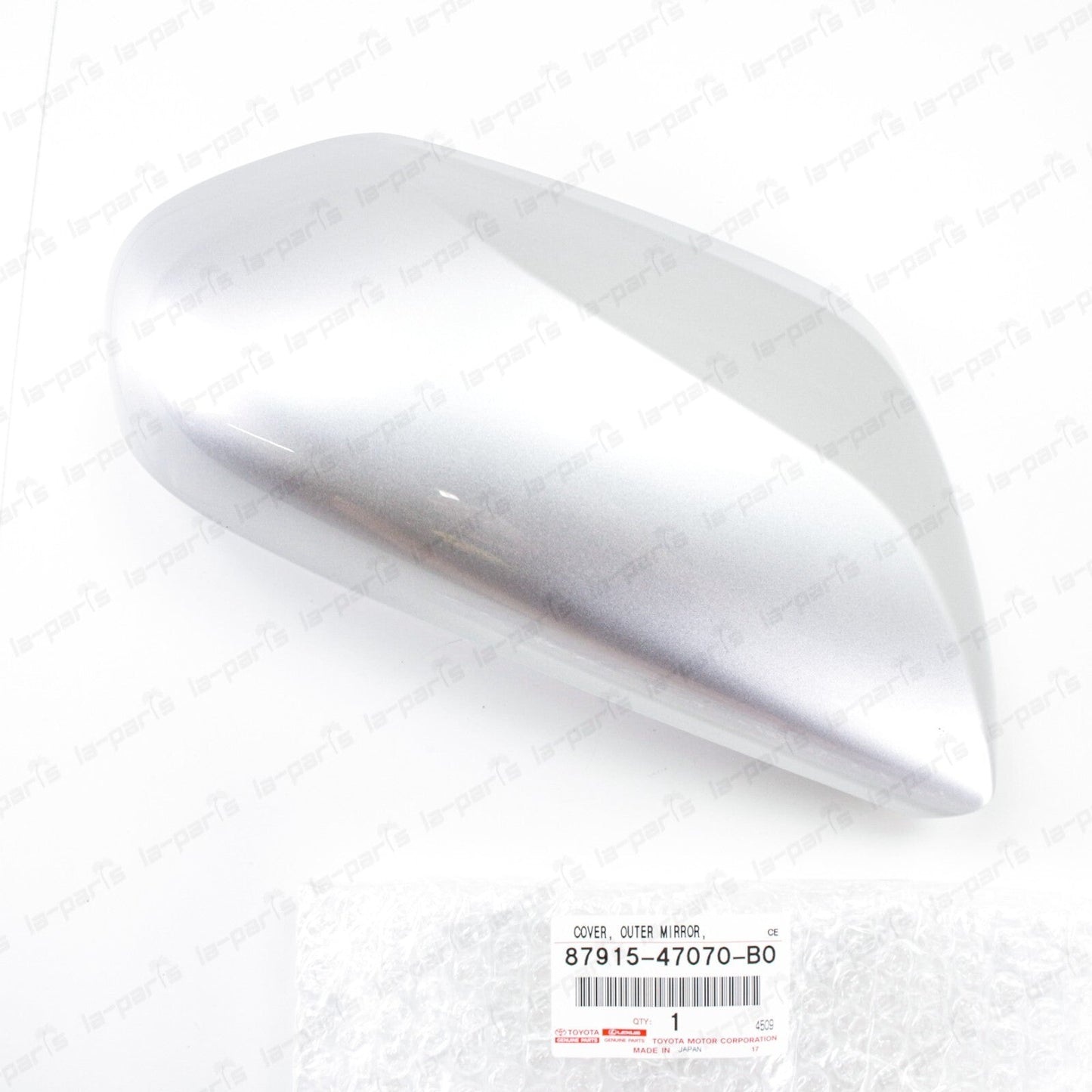 New Genuine Toyota 16-21 Prius Passenger Mirror Cover Silver 1F7 87915-47070-B0