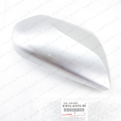 New Genuine Toyota 16-21 Prius Passenger Mirror Cover Silver 1F7 87915-47070-B0