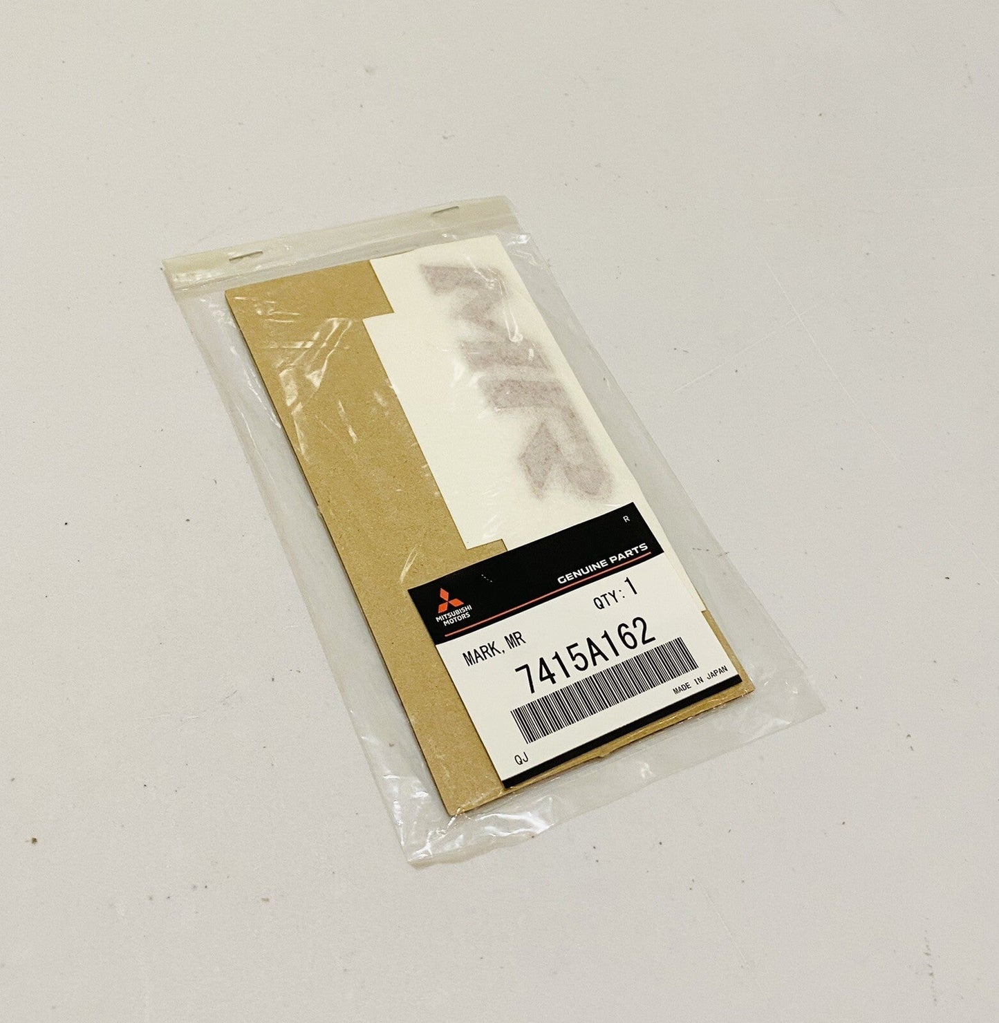 New Genuine Mitsubishi Evolution MR Emblem Rear Badge 7415A162