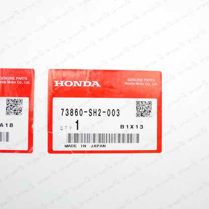 NEW GENUINE HONDA 88-91 CRX QUARTER WINDOW GLASS OUTSIDE MOLDING LEFT & RIGHT