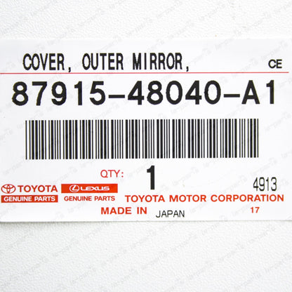 New Genuine Toyota 14-18 Rav4 040 White Passenger Side Outer Mirror Cover