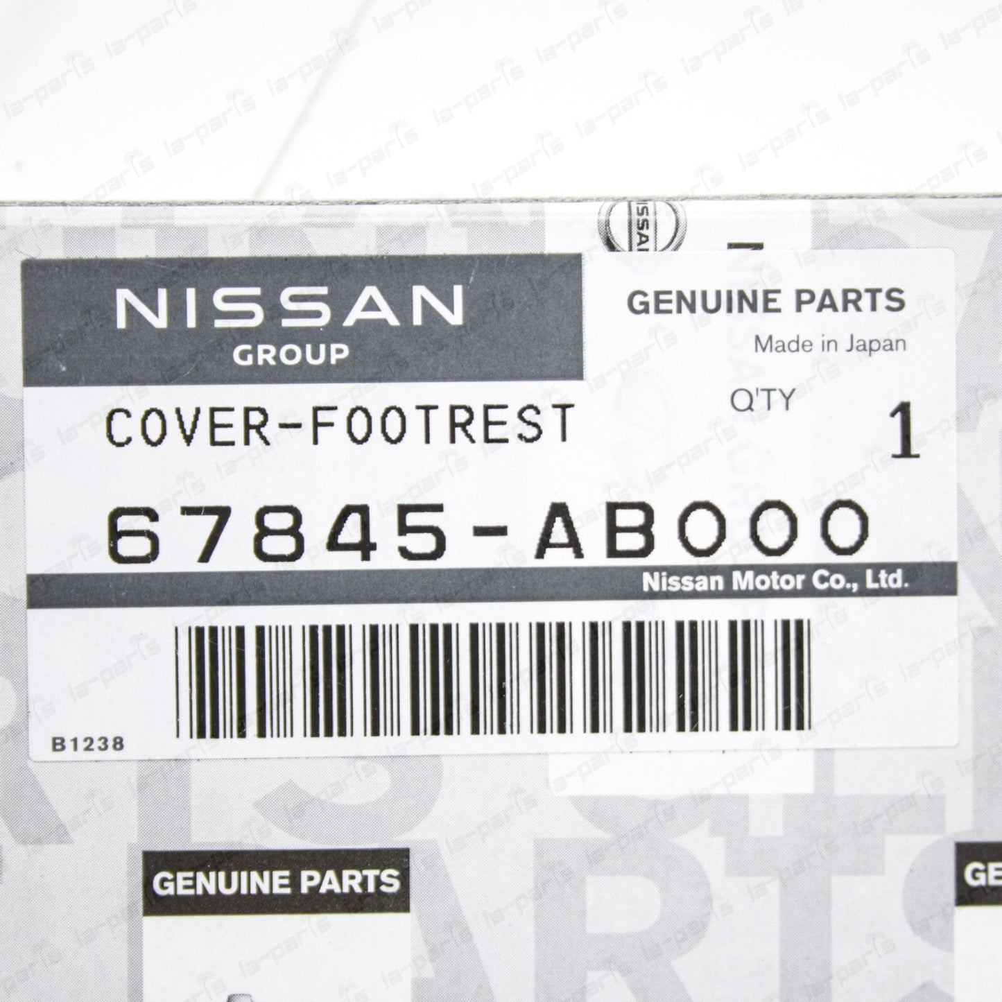 New Genuine OEM Nissan Skyline GTR R34 BNR34 Footrest Cover 67845-AB000