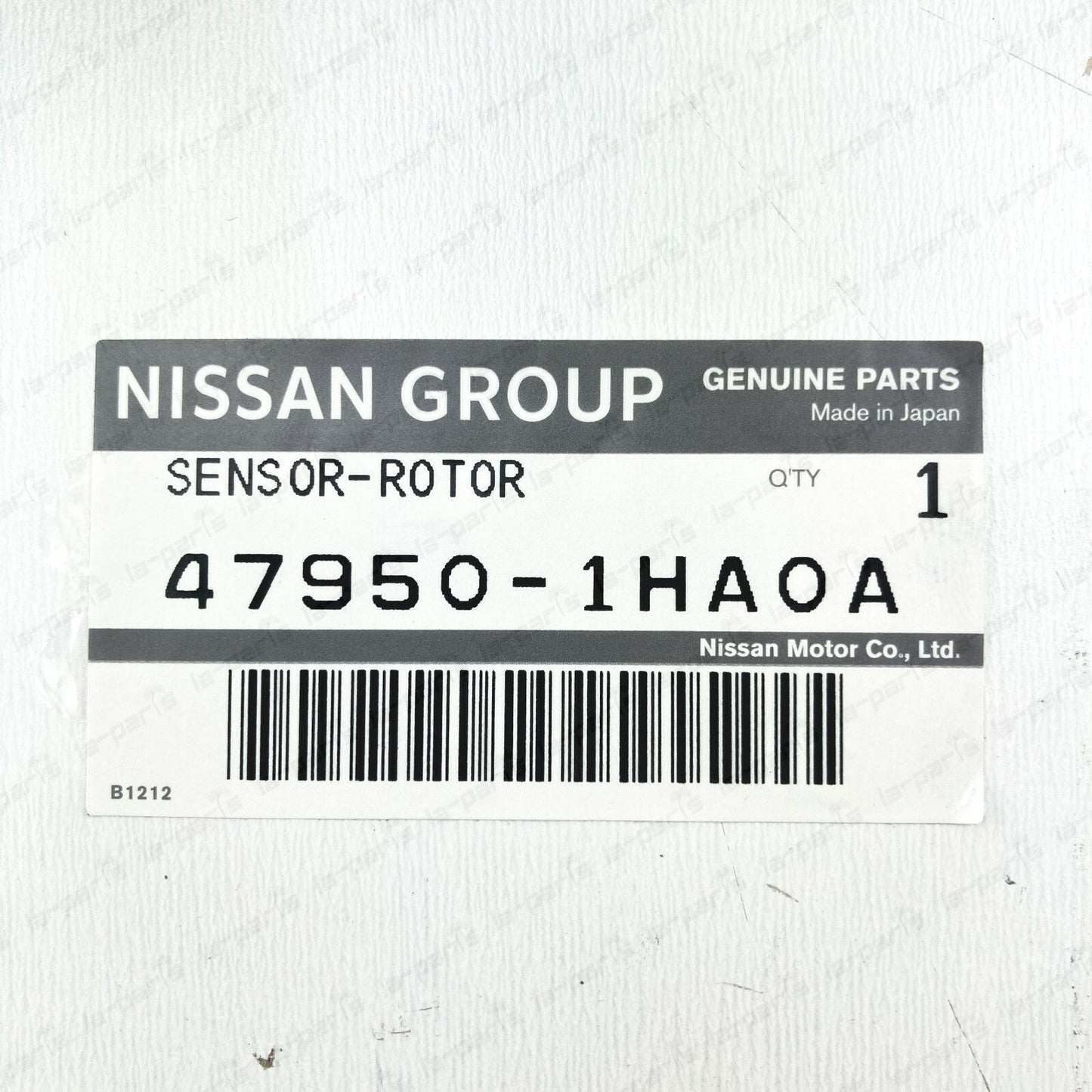NEW GENUINE NISSAN ABS SENSOR-ROTOR ANTISKID REAR 47950-1HA0A