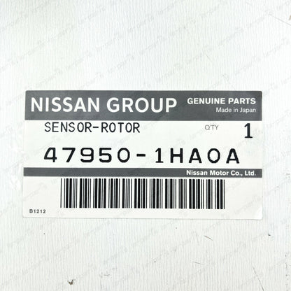NEW GENUINE NISSAN ABS SENSOR-ROTOR ANTISKID REAR 47950-1HA0A