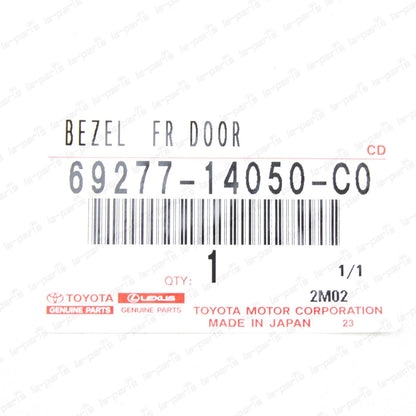 New Genuine Toyota 93-02 SUPRA MK4 JZA80 Inner Door Handle Bezel Set  of 2