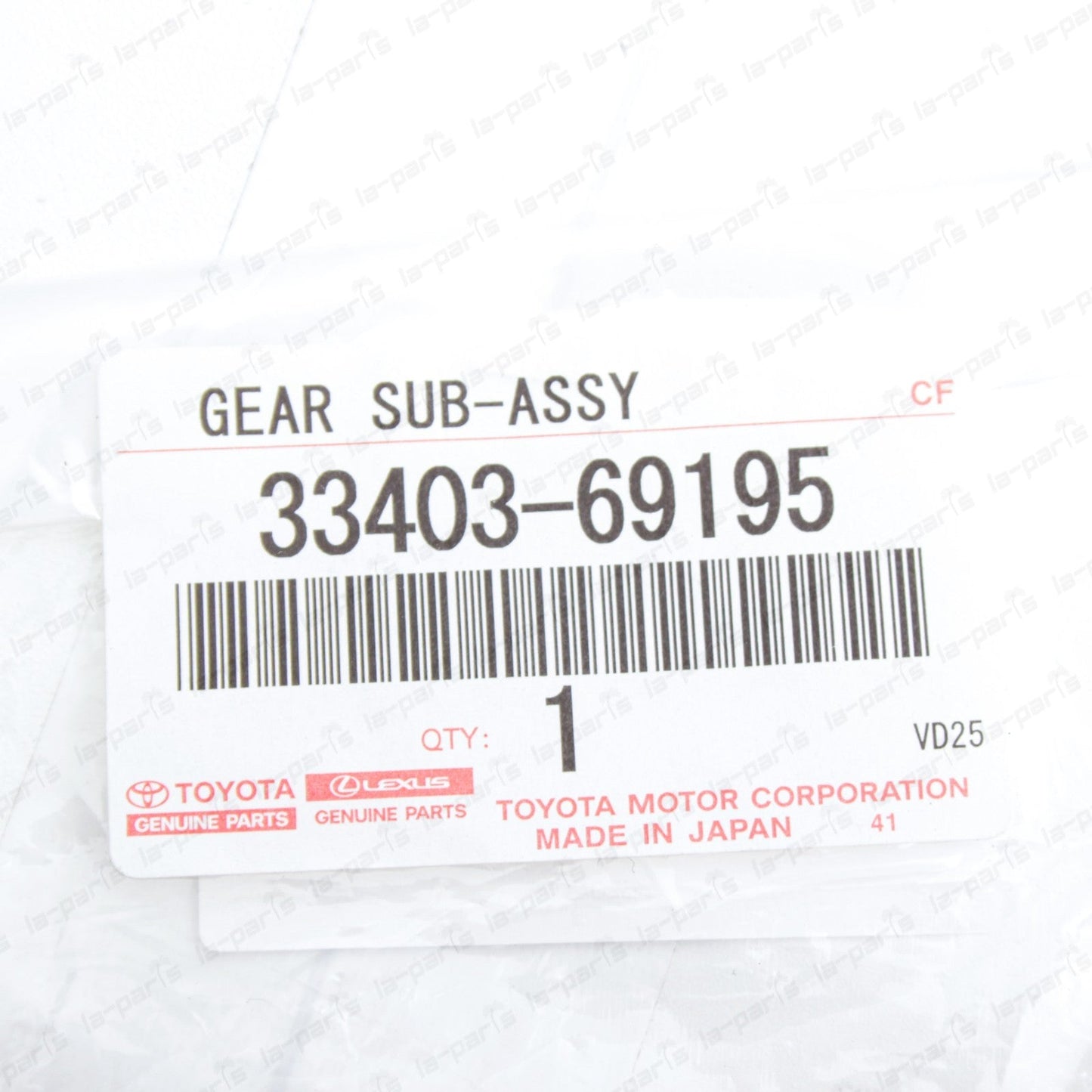 New Genuine OEM Toyota 1988-1995 Speedometer Driven Gear 33403-69195