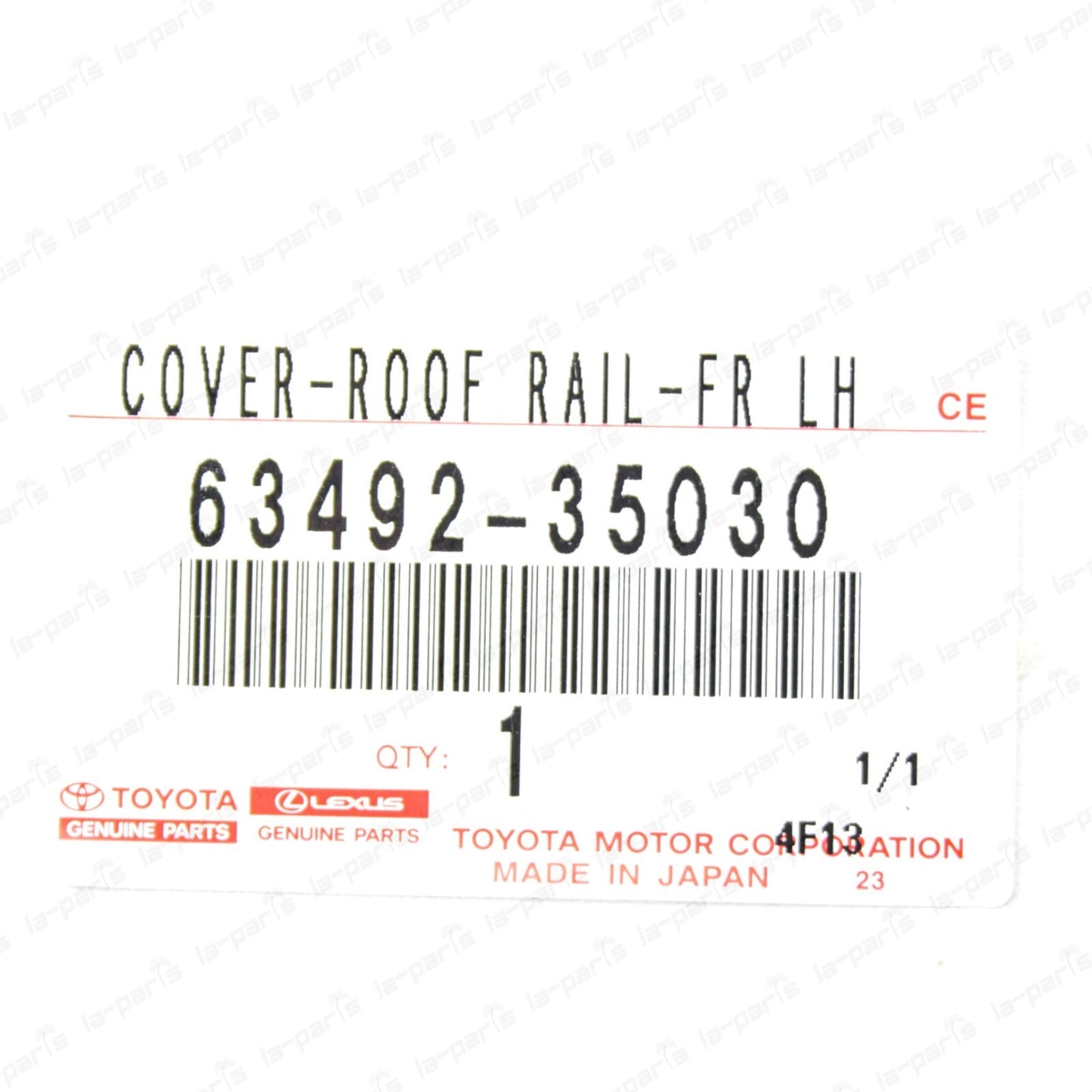 New Genuine Toyota 10-23 4Runner Front Rear Right Left Roof Rack Covers SET OF 4