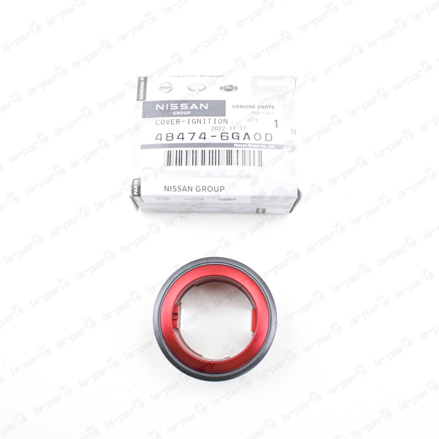 Genuine Nissan 370Z Z34 Nismo Red Push Start Button Surround Ring 48474-6GA0D