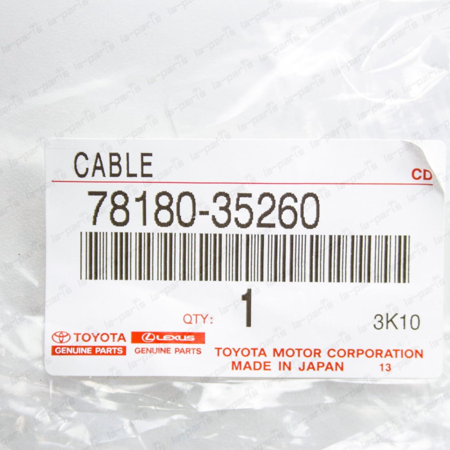 New Genuine Toyota 1996-2001 4Runner Accelerator Control Cable Assy 78180-35260