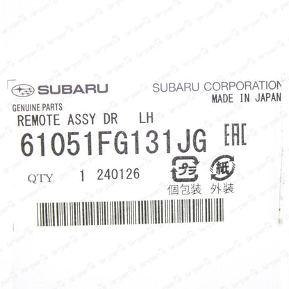 Genuine Subaru 10-14 Impreza WRX STi Forester Driver Interior Door  61051FG131JG