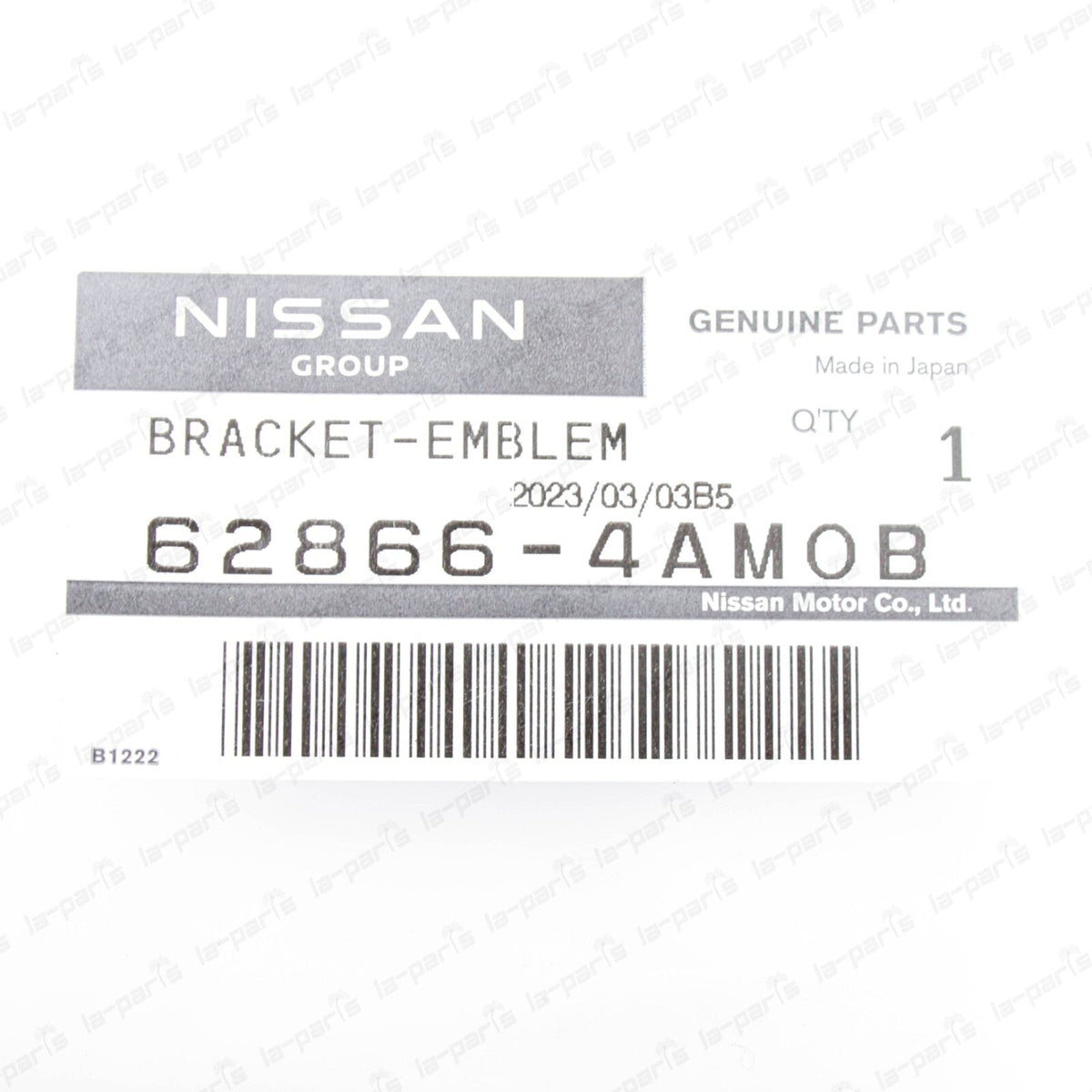 New Genuine Nissan Infiniti 2015-2017 Q70 Q70L Front Emblem Bracket 62866-4AM0B