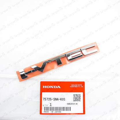 New Genuine OEM Honda i-VTEC Rear Chrome Emblem Badge 75725-SNA-K01