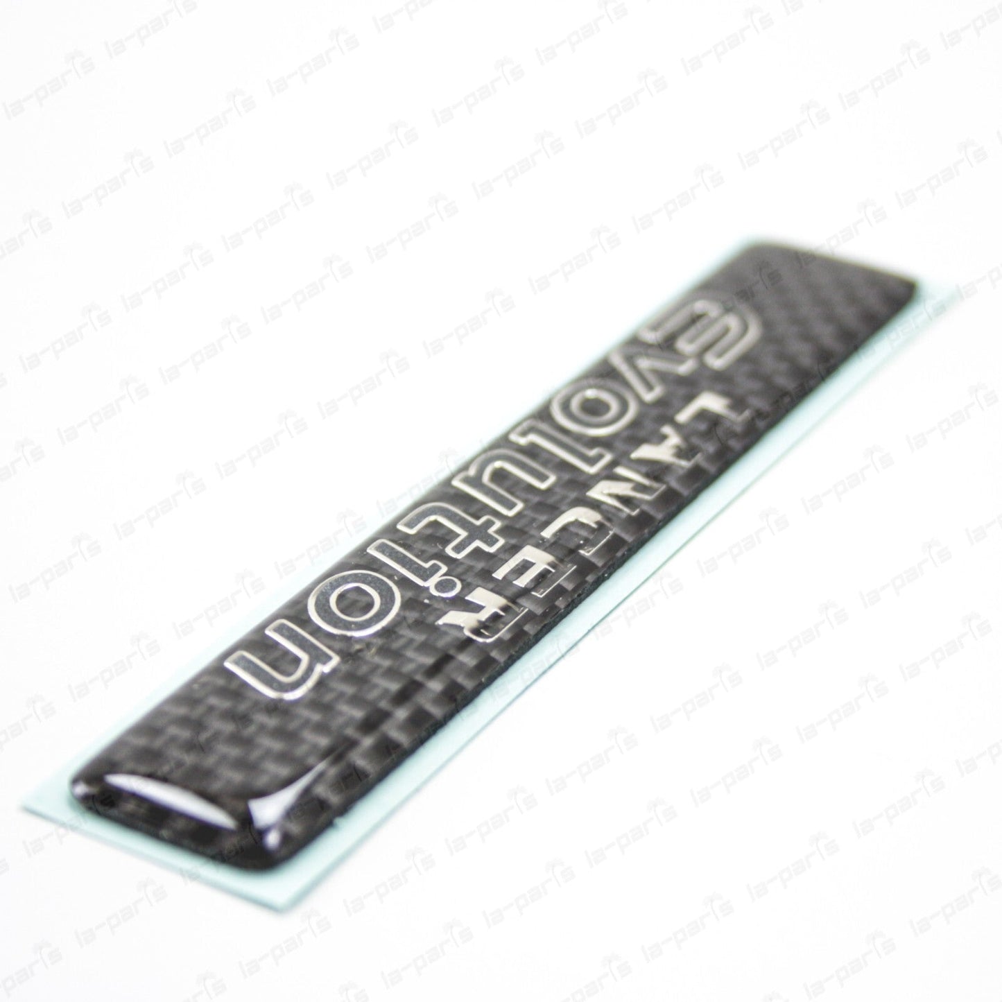 Genuine Mitsubishi Lancer EVO CT9A Carbon Floor Console Panel Emblem 8011A251