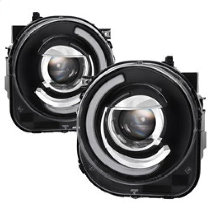 SPYDER xTune 15-17 Jeep Renegade Light Bar DRL Projector Headlights -Black (PRO-JH-JREN-LBDRL-BK) 9039720