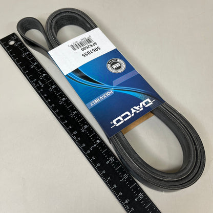 DAYCO Straight Standard Poly Rib Belt EPDM K-Section .82" Top Width 5061055