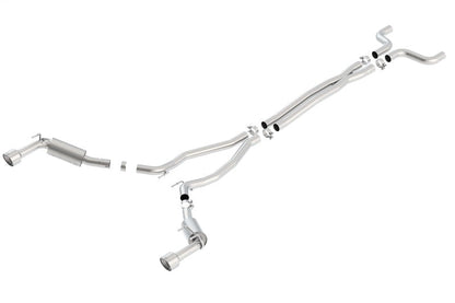 Borla 14-15 Chevy Camaro SS 6.2L V8 Single Split Rear Exit S-Type Catback Exhaust 140530