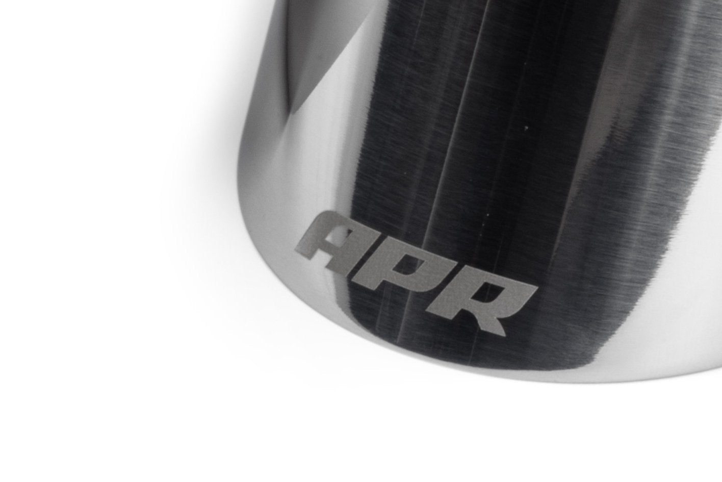 APR Single-Walled 3.5" Slash-Cut Tips (Polished Silver) - Set of 2