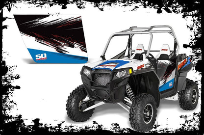 RZR Voodoo Blue sticker kit