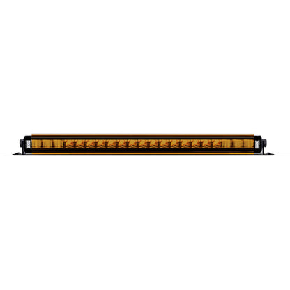 Borne Off-Road Light Bar Cover Single Row 20in Amber BNLT-COV-SS20YL